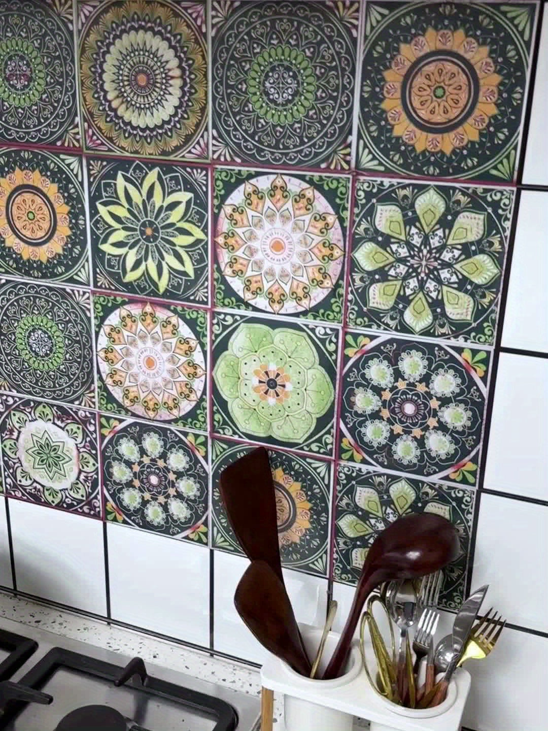 24pcs Retro Mandala Wall Stickers
