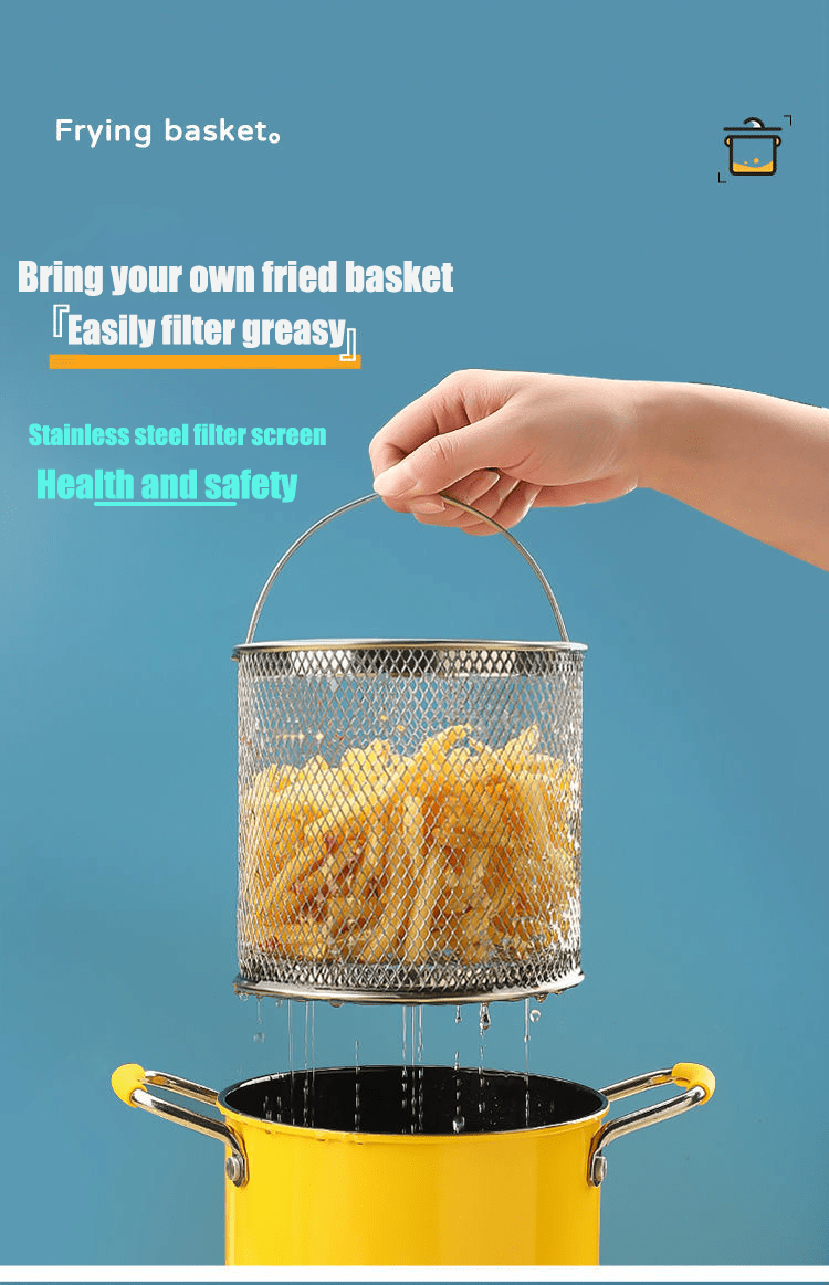1pc Tempura Frying Pot - Small