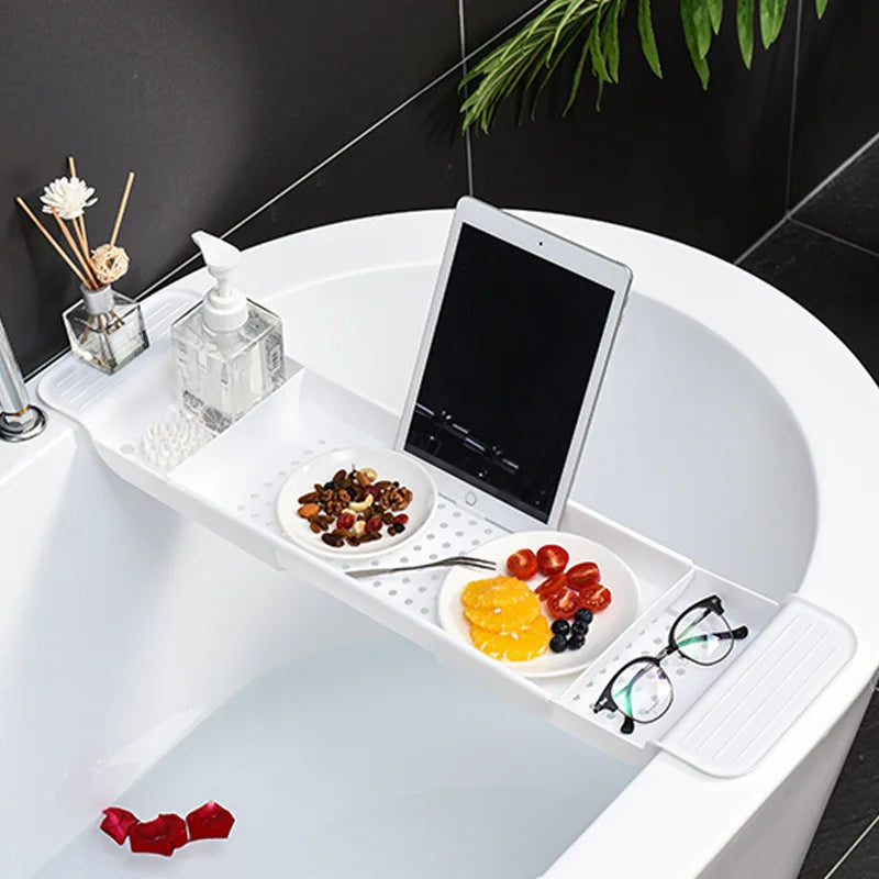 Bathtub Shelf Extendable Bathroom Bathtub Tray Shower Caddy