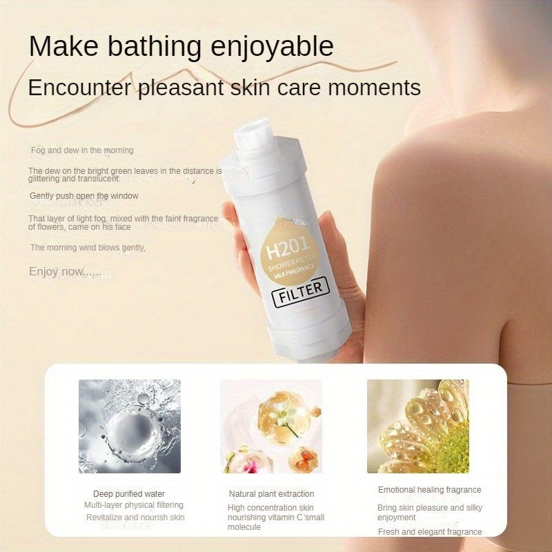 1pc Korean Vitamin Beauty Skin Fragrance Shower Filter, Chlorine Removal