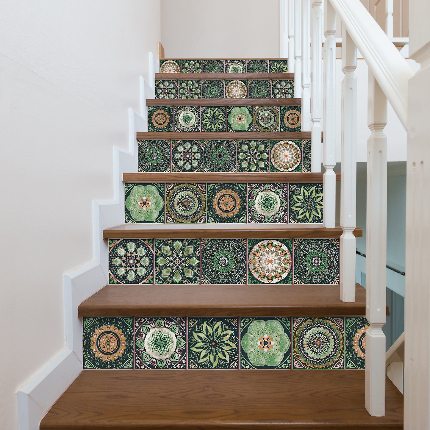 24pcs Retro Mandala Wall Stickers
