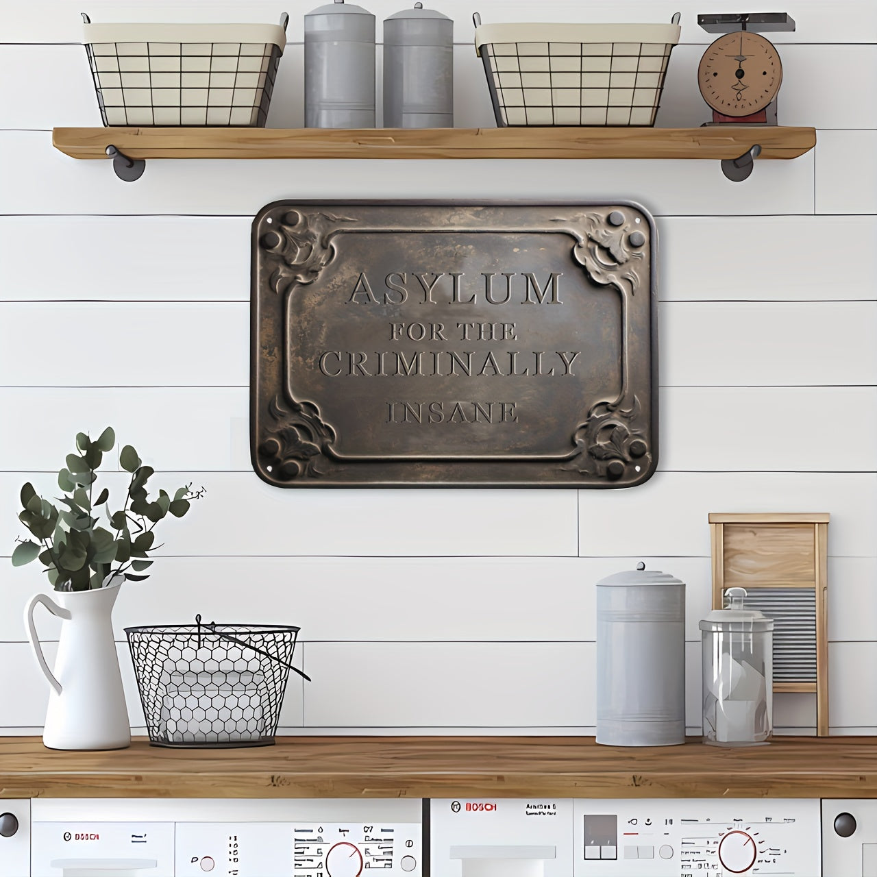 1pc Metal Tin Vintage Close Aluminum Sign 8 "x12" /20 Cm *30 Cm