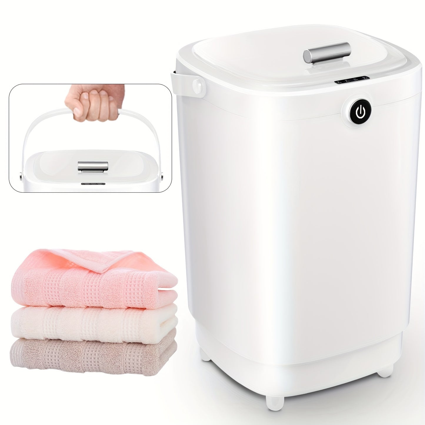 Towel Warmer 20L Extra-Large Capacity Towel Warmer Bucket Rapid Heating With 4 Timing Spa-Quality Comfort For Home