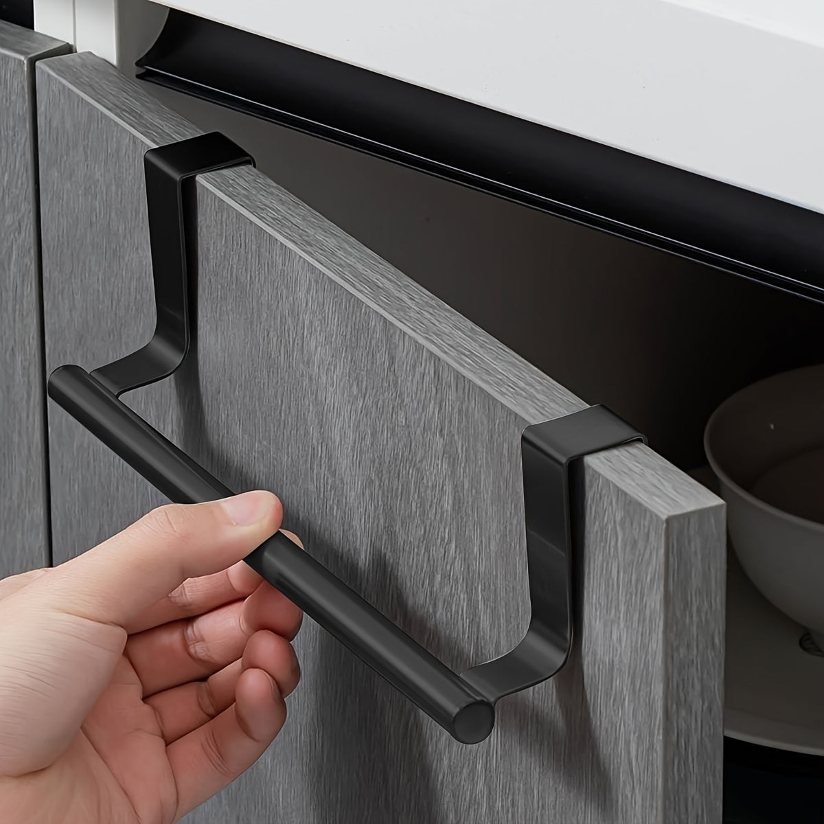 1pc Stainless Steel Kitchen Towel Rod