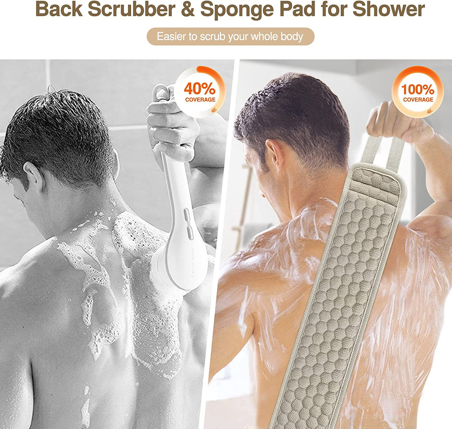 Gentle yet Effective Body Exfoliator, Relaxes and Smoothens Skin, Perfect for Shower or Bath