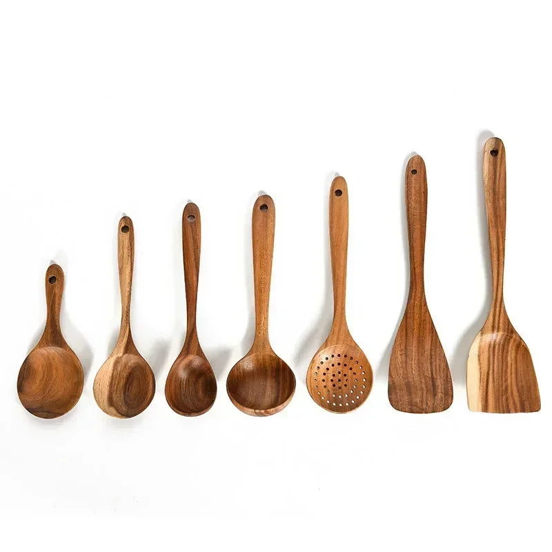 Thai Teak Wooden Spoons