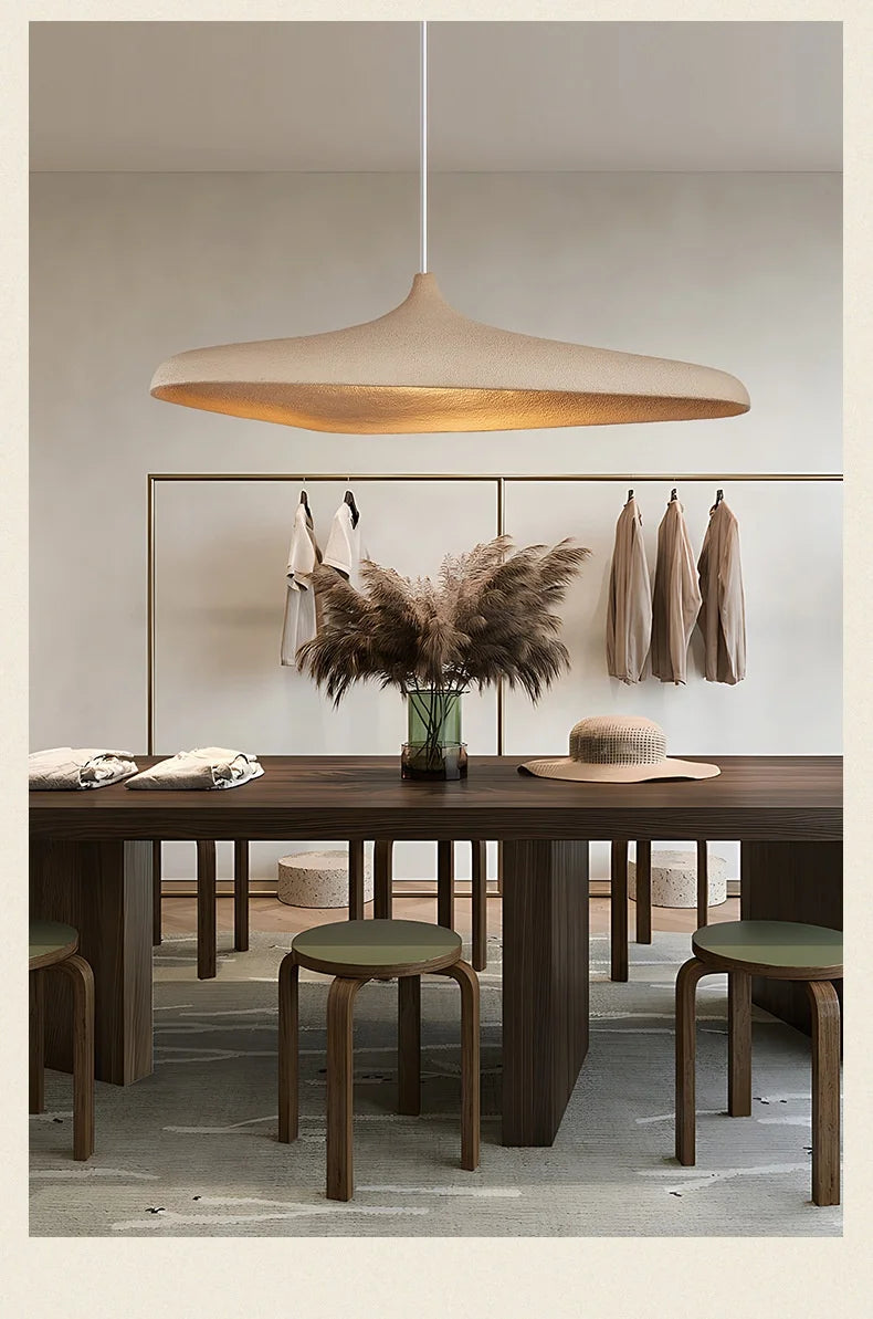 Japan Wabi Sabi Led Pendant Lights Dining Room Luxury E27 Ceiling Chandelier Home Decor Lamparas Simple Luminarias Hanging Lamp