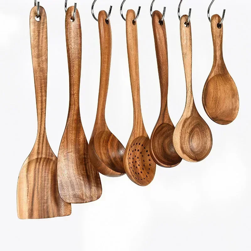 Thai Teak Wooden Spoons