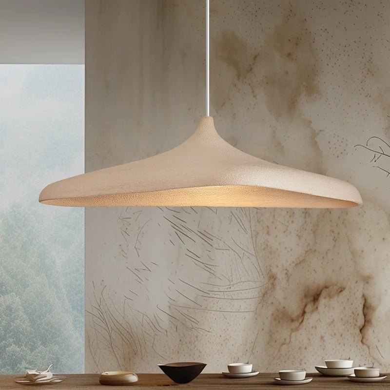 Japan Wabi Sabi Led Pendant Lights Dining Room Luxury E27 Ceiling Chandelier Home Decor Lamparas Simple Luminarias Hanging Lamp