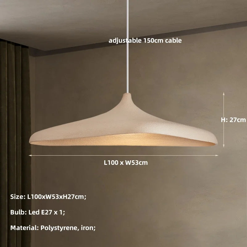 Japan Wabi Sabi Led Pendant Lights Dining Room Luxury E27 Ceiling Chandelier Home Decor Lamparas Simple Luminarias Hanging Lamp
