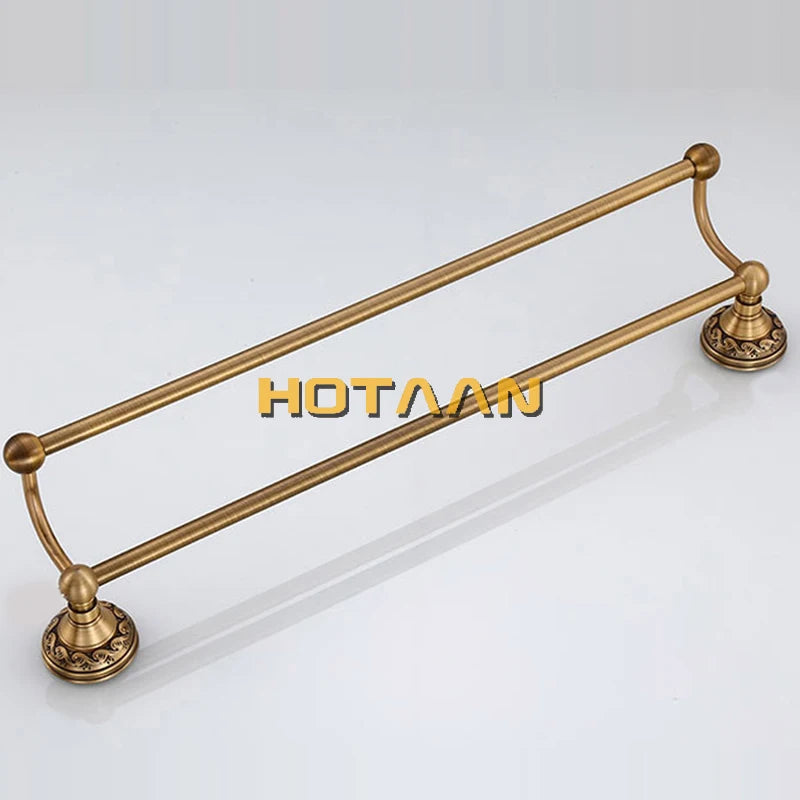 Antique Brass Bathroom Towel Holder (30/40/45/50/60cm)