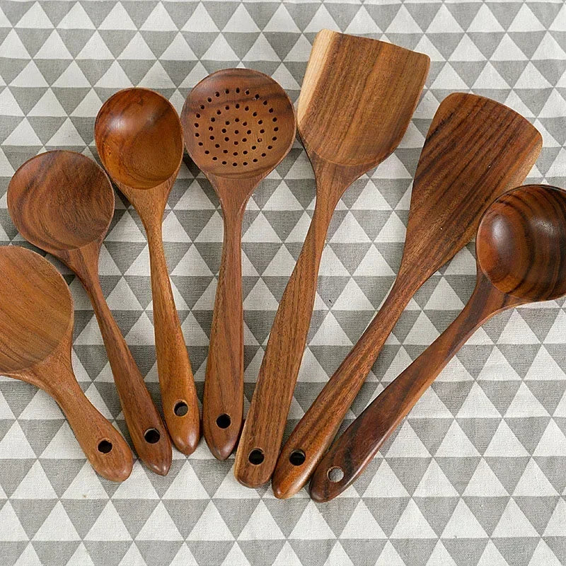 Thai Teak Wooden Spoons