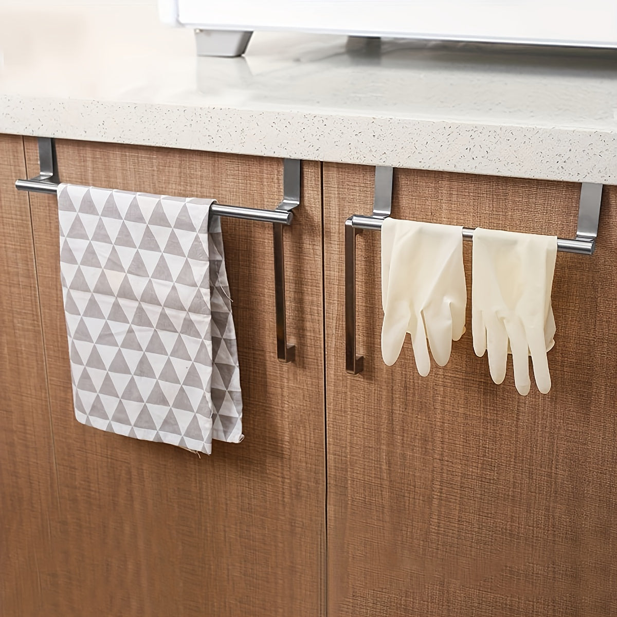 1pc Stainless Steel Kitchen Towel Rod