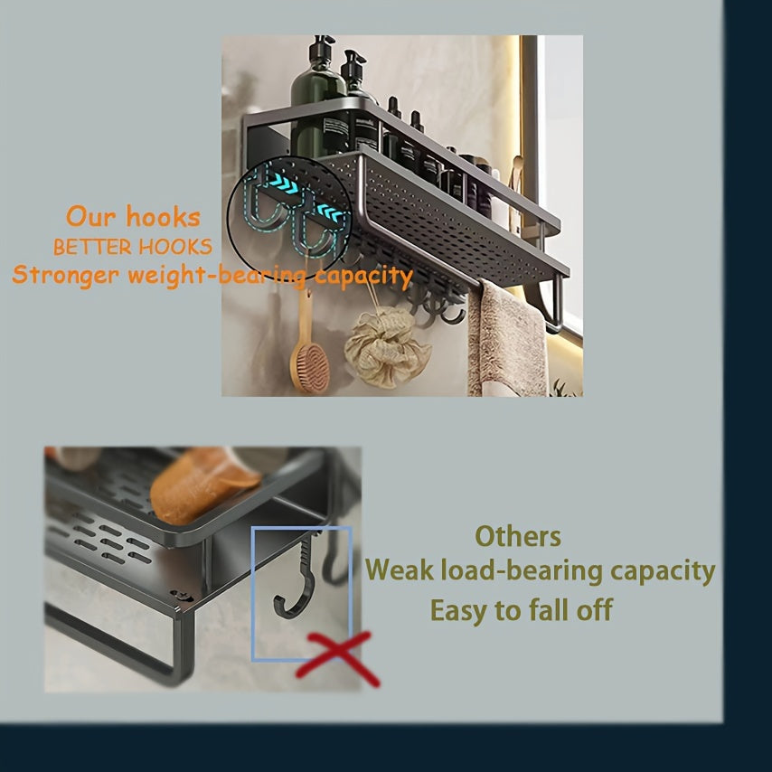 1pc Wall-Mounted Multi-Functional Spice Rack -Perfect Kitchen Organizer and Accessory for Maximizing Storage