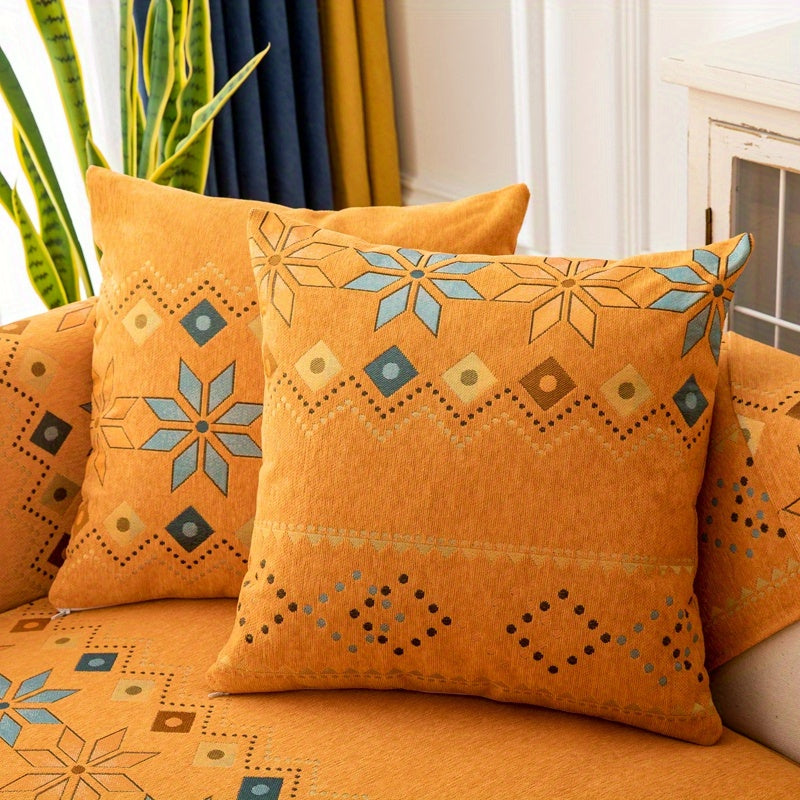 1PC Stylish Bohemian Chenille Sofa Slipcover - Universal All-Season Furniture Protector with Soft Brushed Microfiber, Stain-Resistant, Easy Slip-On Design, and Machine Washable for Bedroom, Office, Living Room, and Home Decor