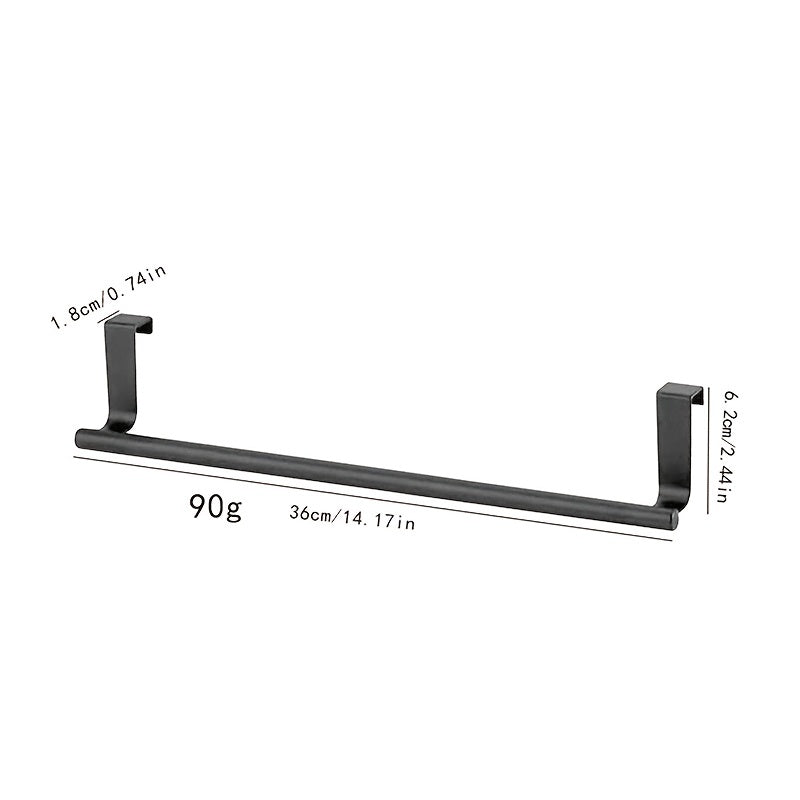 1pc Stainless Steel Kitchen Towel Rod