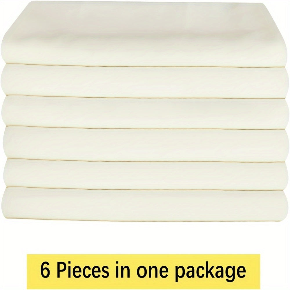 6 Pieces 5ftx10ft Ivory Ceiling Drapes