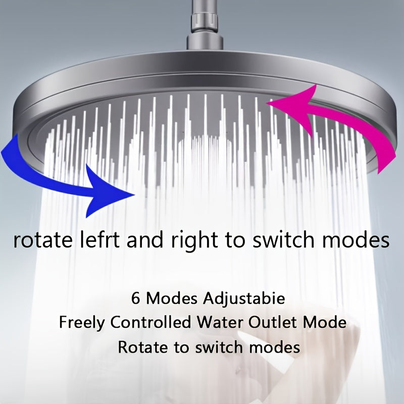 1pc Luxurious High-pressure Shower Head - Top Spray, Wide Coverage