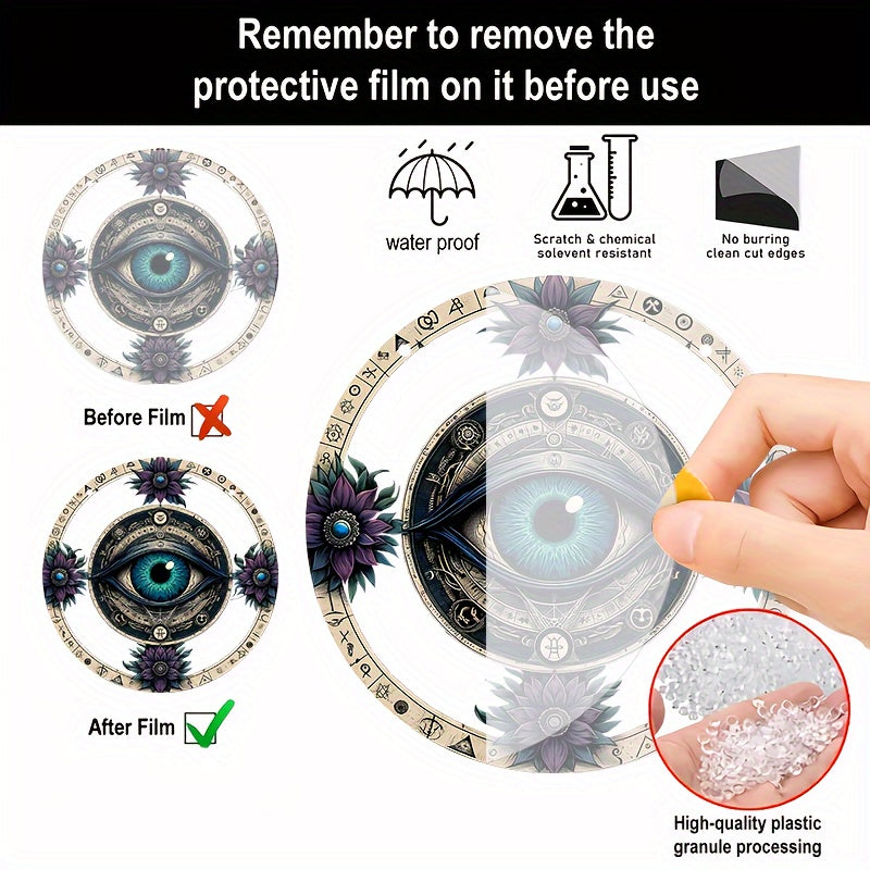 1pc, Mysterious Witching Eye Sun Catcher (6x6 Inch 15CMx15CM)