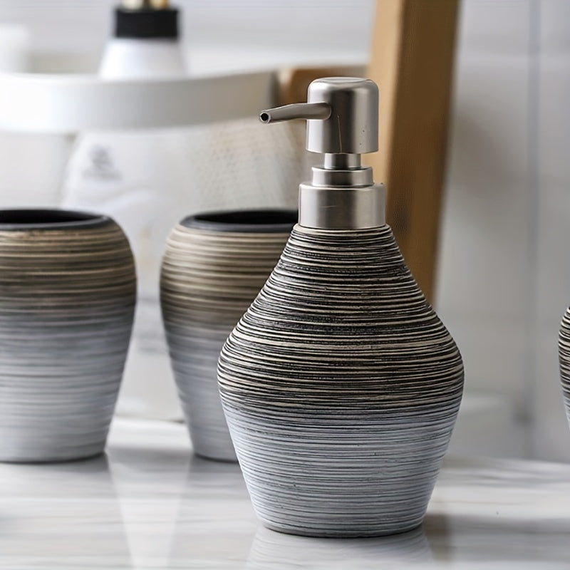 5pcs Elegant Ceramic Bathroom Set