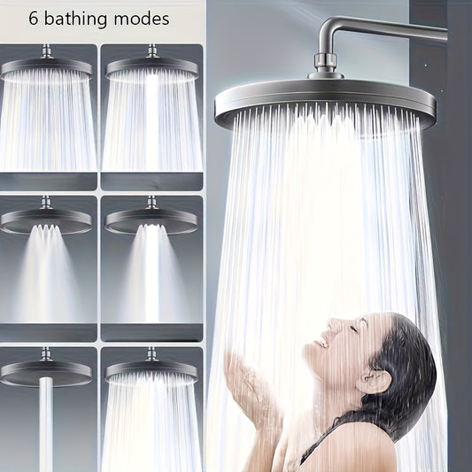 1pc Luxurious High-pressure Shower Head - Top Spray, Wide Coverage