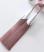 European Simple Curtain Metal Tiebacks Luxury Lanyard Double-ball Style Tassel-1Pc