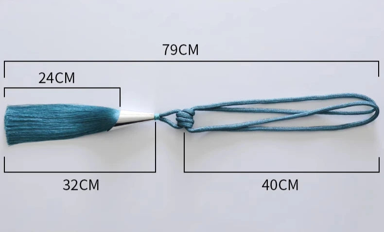 European Simple Curtain Metal Tiebacks Luxury Lanyard Double-ball Style Tassel-1Pc