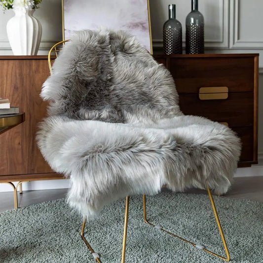 Soft Shaggy Faux Fur Rug Non-Slip Floor Mat